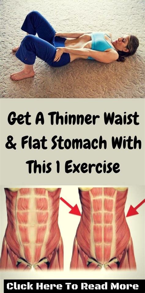 Get A Thinner Waist And Flat Stomach With This 1 Exercise