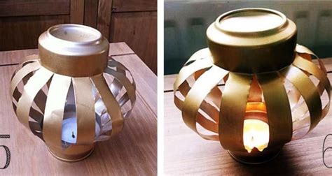 How To Make Soda Cans Into Lanterns Can Lanterns Lantern Ideas Diy