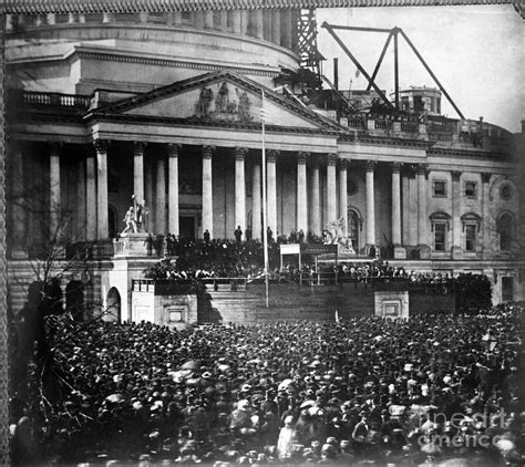 Lincoln Inauguration 1861 Photograph By Chicago Historical Society