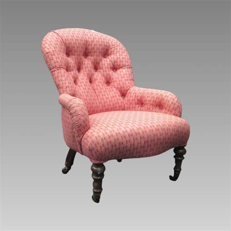 Victorian Buttoned Chair Adam Calvert Bentley