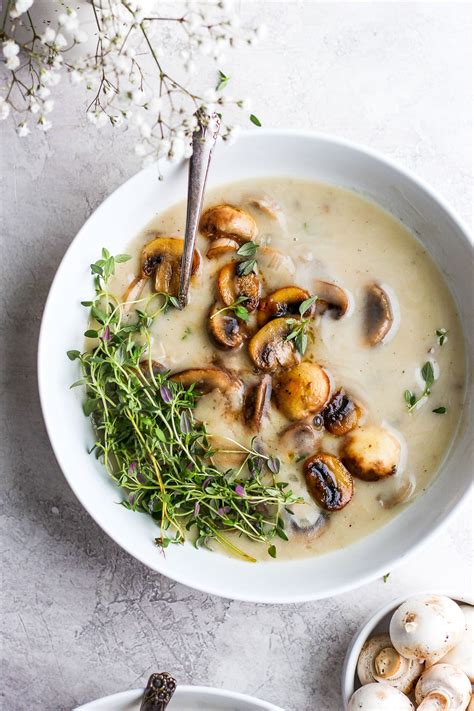 Dairy Free Cream Of Mushroom Soup The Wooden Skillet