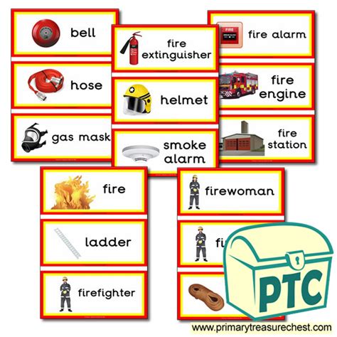 Flashcards Sobre Bomberflashcards About The Fire Brigade Inglés English