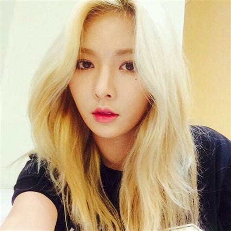 Hyuna 4minute Hyuna Kim Blonde Asian Kpop Girls