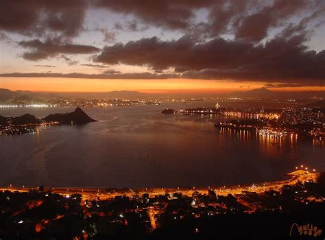 Rio De Janeiro Guanabara Bay View From Niterói Rio Sydney Opera