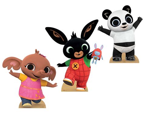 Bing Cardboard Cutout Collection Of 3 With Bing Pando And Sula