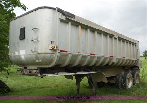 1987 fruehauf da5 ndz m2 22 712 end dump trailer in cherryvale ks item l5911 sold purple wave