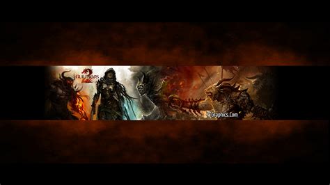 Guild Wars 2 Channel Art Banner Youtube Channel Art Banners