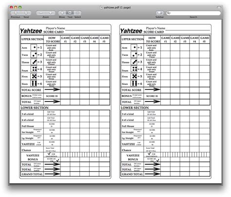 Yahtzee Score Sheets Printable | Yahtzee score sheets, Yahtzee score card, Teaching math
