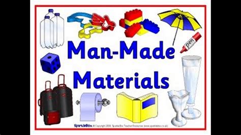 Natural And Man Made Materials Youtube