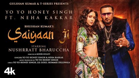 Saiyaan Ji Song Lyrics Honey Singh Latest Hindi Song