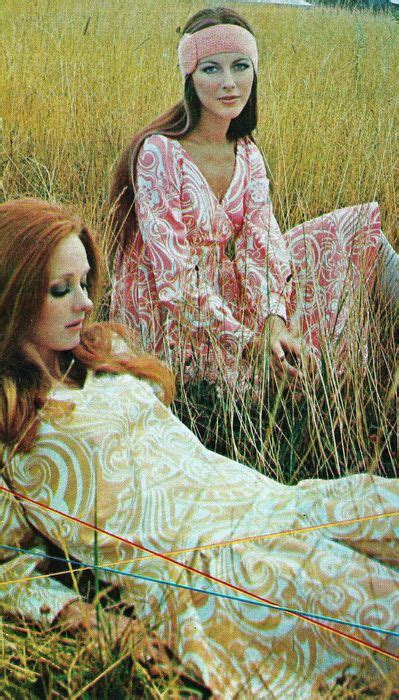 At the same time, each retro hairstyle talks about long hippie hairstyle. #wardrobot vintage | 1960s fashion, 70s fashion, 60s fashion