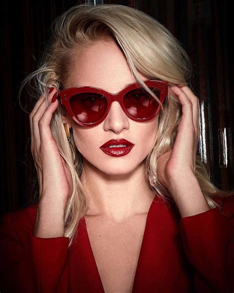 Womens Cat Eye Sunglasses 2018 New Designers Fashion Red Tones Womens