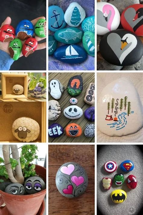 Easy Craft Rock Painting Ideas For Beginners Frugal Living Painted