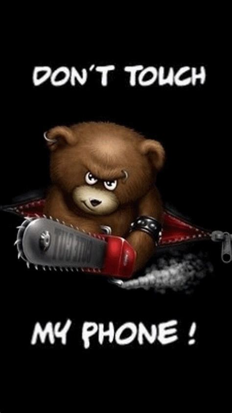 Download wallpaper hd ultra 4k background images for chrome new tab, desktop pc mac, laptop first, you can enjoy a wide range of meme wallpapers in hd quality. Bear says... Tap to see more Don't Touch My Phone iPhone ...