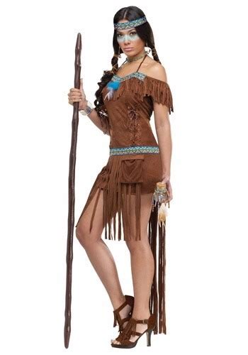 Disfraz De Indigena Nativa Apache India Pocahontas Damas 2 300 00 En Mercado Libre