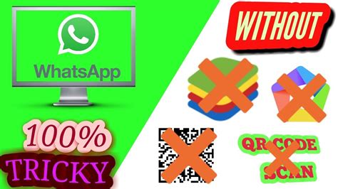 How To Use Whatsapp In Pc Without Mobile How To Run Whatsapp In Pc