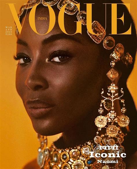models on twitter iconic naomi naomi campbell by campbell addy covering vogue india march