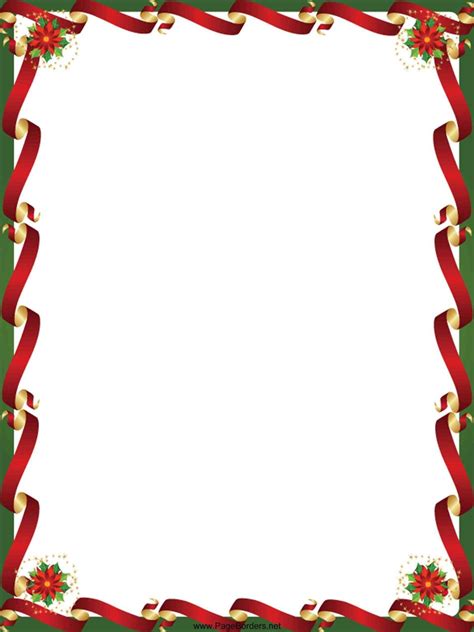 Looking for microsoft word page borders templates? Border Clipart Downloadable Free Christmas Border Templates inside Christmas Border Word Template