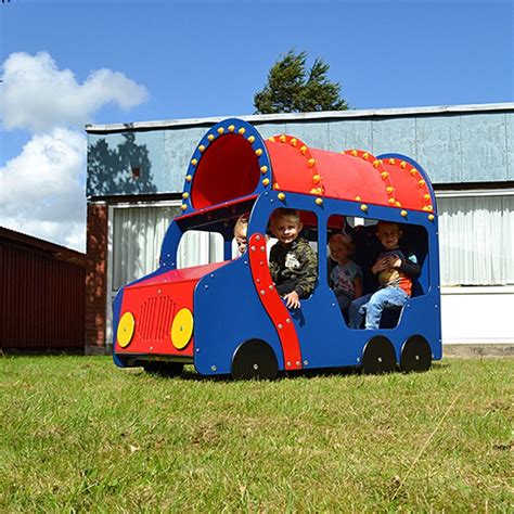 Climb Aboard The Play Bus And Ride Around With Friends In The