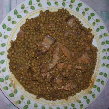 200 g de petites lentilles brunes 2 c. Lenticchie con pancetta - (4.5/5)