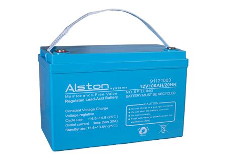 12v 100ah Lead Acid Battery Alston Systems