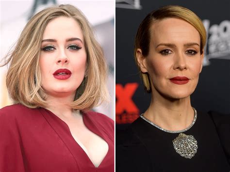 Sarah Paulson Responded To People Saying She And Adele Look Alike