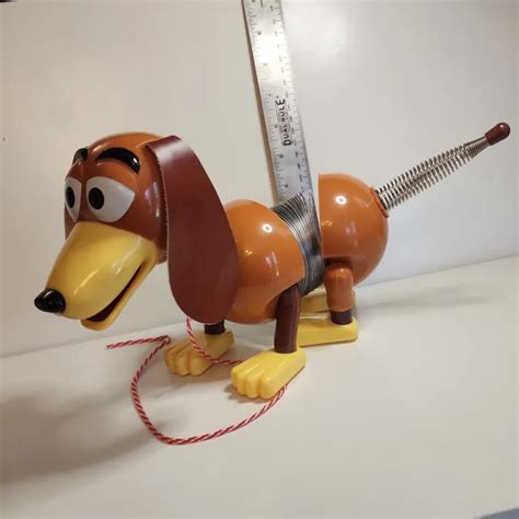 Vintage 1999 Disney Pixar Toy Story Slinky Dog Pull Spring Toy James