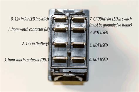 Carling switch wiring diagram from www.sidebysideutvparts.com. On-Off-On | Marine Rocker Switch | Carling Vjd1 | New Wire Marine - Carling Switch Wiring ...