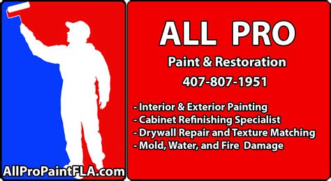 All Pro Paint Fla Cabinet Painting Services And Interior Painting