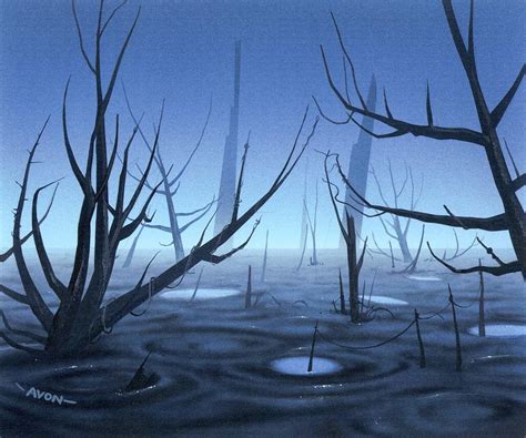 Urzas Saga Swamp 341 By John Avon Basic Land Art