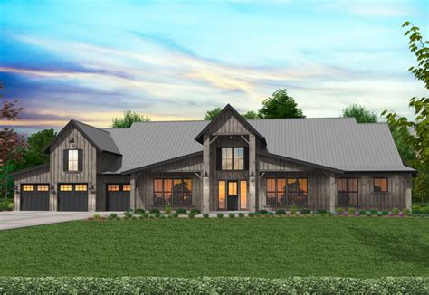 Discover our barn home plans available in a wide range of sizes and styles. Texas Strong House Plan | Modern Barn House by Mark Stewart
