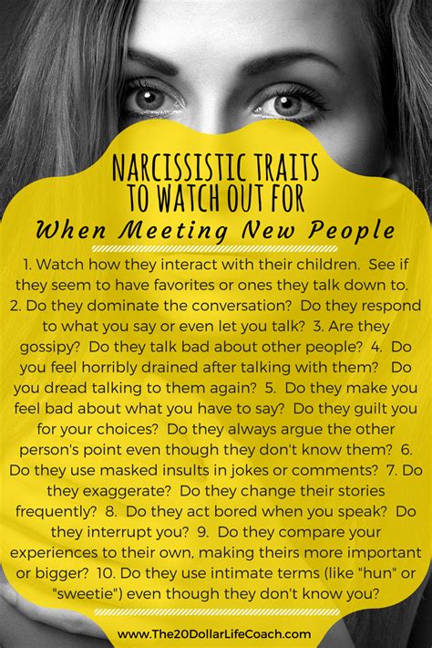 Healing From Her Narcissistic Traits To Look For When You Meet Someone New