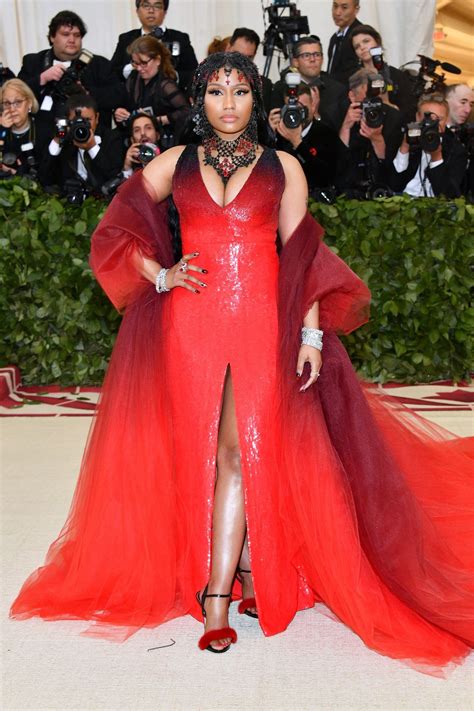 Nicki Minaj In Met Gala 2018 Met Gala Dresses Gala Dresses Met Gala