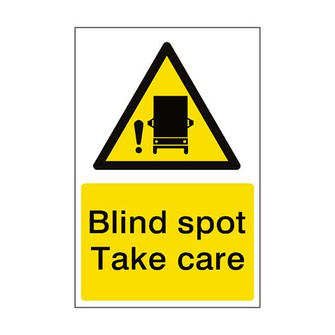 Blind Spot Take Care Magnetic Sign Pvc Safety Signs