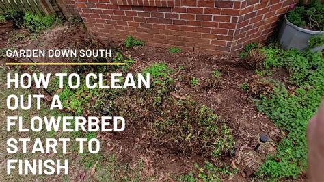 How To Clean Out A Flower Bed From Start To Finish