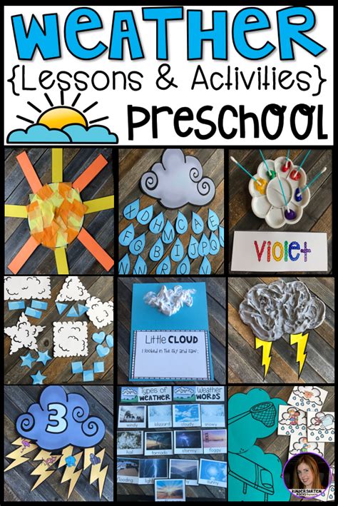 Weather Activities For Preschool Kindergarten Rocks Resources