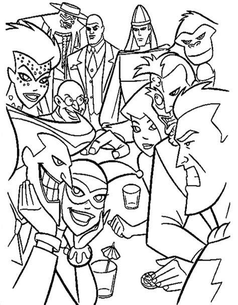 Supervillain Coloring Coloring Pages