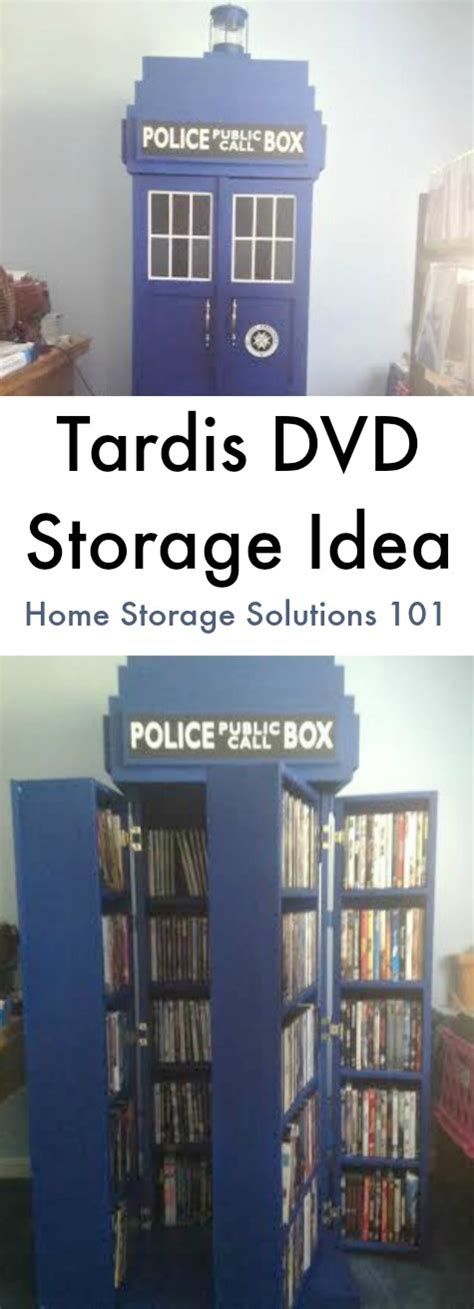 Tardis Dvd Storage Ideas For Doctor Who Fans