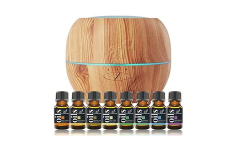 How many drops of essential oil to put in a the diffuser has a setting for 2 hours and will off automatic after 2 hours. Art Naturals Diffuser and 8-Pack Oil Gift Set | Groupon