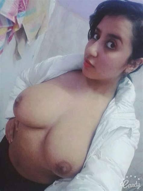 Beautiful Muslim Girl Topless Selfies Showing Huge Tits