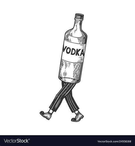 Vodka Alcohol Alcohol Bottles Ink Illustrations Illustration Art