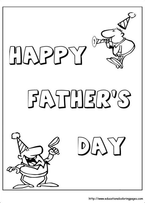 Fathers day coloring pictures are something that can help your little ones express the love and respect they have for their father's in a special way. 169 Free, Printable Father's Day Coloring Pages