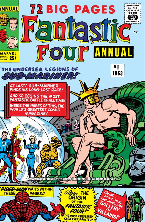 Fantastic Four 1961 Annual 1 Read Fantastic Four 1961 Issue