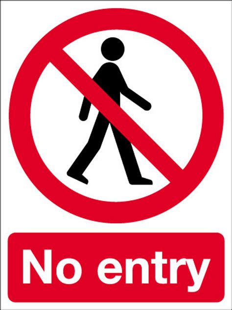 Safety Signage No Entry Sign Images And Photos Finder