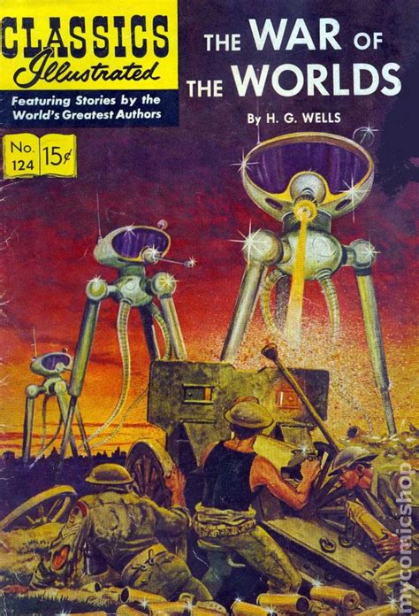 War of the worlds (1953) martian war machine diagram. Classics Illustrated 124 The War of the Worlds (1955 ...