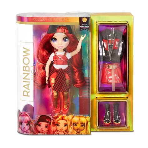 Rainbow High Ruby Anderson Red Fashion Doll With 2 Outfits In 2021