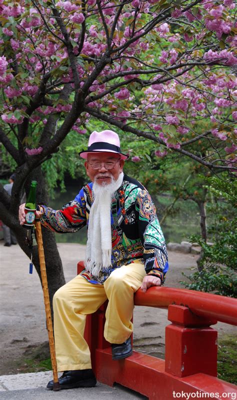 An Old Japanese Man With A Colourful Character Tokyo Times