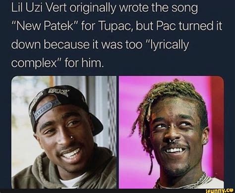 Lil Uzi Vert Originally Wrote The Song ”new Patek” For Tupac But Pac