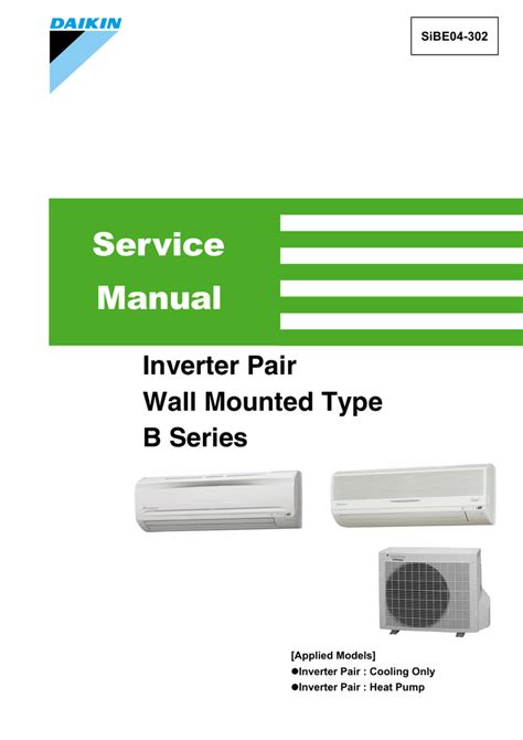 Daikin Inverter Manual