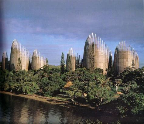 The Jean Marie Tjibaou Cultural Centre Noumea New Caledonia Built